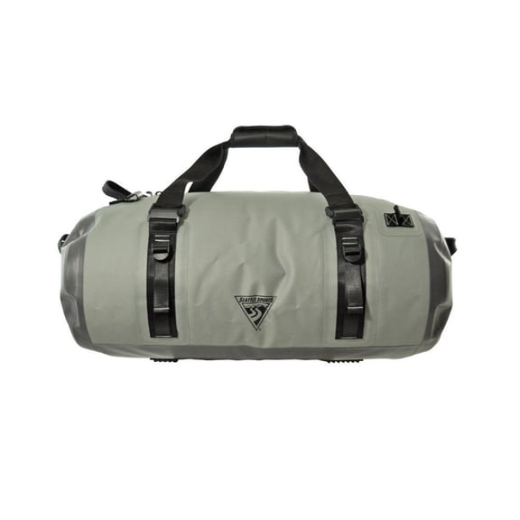 Seattle Sports 820014 Locodry Downunder Zipduff Heavy Duty Waterproof Duffel Bag Backpack, Grey & Dark Grey