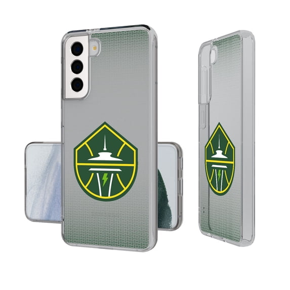 Seattle Storm Linen Logo Galaxy Clear Case