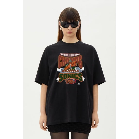 Seattle Supersonics 1995 Kemp Payton Vintage T-Shirt, for men & women, up to size 5XL