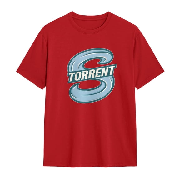 Seattle Torrent Tshirt Basic Short Sleeve Cotton Shirt