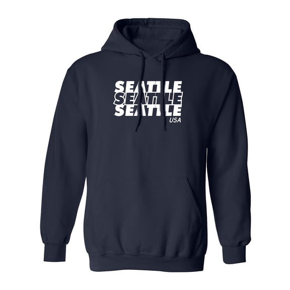 Seattle USA Adult Hooded Sweatshirt