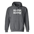 thumbnail image 1 of Seattle USA Adult Hooded Sweatshirt, 1 of 3