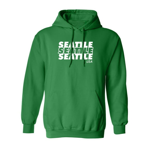 Seattle USA Adult Hooded Sweatshirt