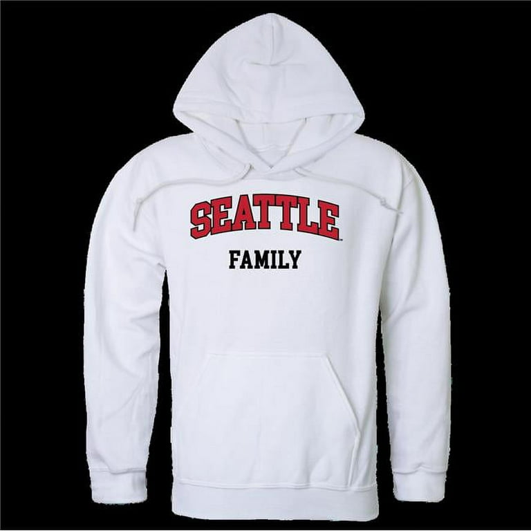 Seattle University Redhawks Family Hoodie, White Extra Large