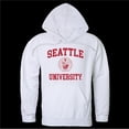 thumbnail image 1 of Seattle University Redhawks Seal Hoodie, White - Large, 1 of 1