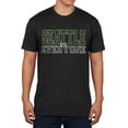 thumbnail image 1 of Seattle VS Everyone Vintage Distressed Mens Soft T Shirt Vintage Black LG, 1 of 1
