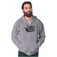 thumbnail image 1 of Seattle WA Space Needle Always Wet Unisex Fleece Graphic Zip Up Hoodie Brisco Brands 2X, 1 of 5