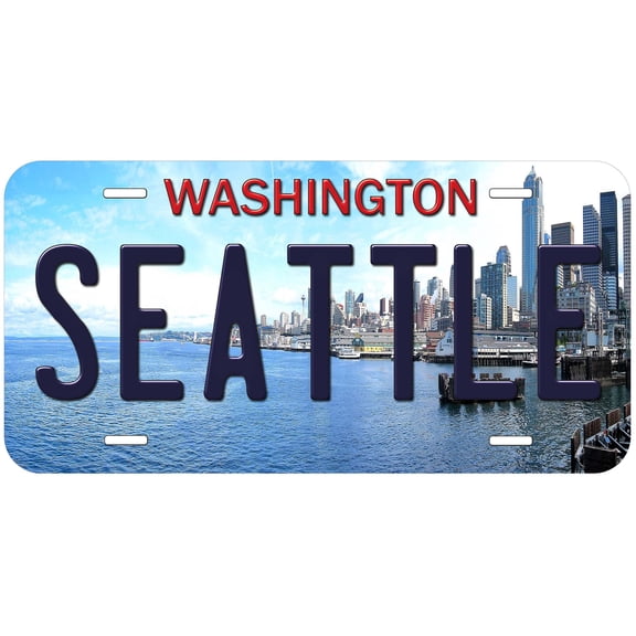 Seattle WA TAG02 Novelty Car Auto License Plate