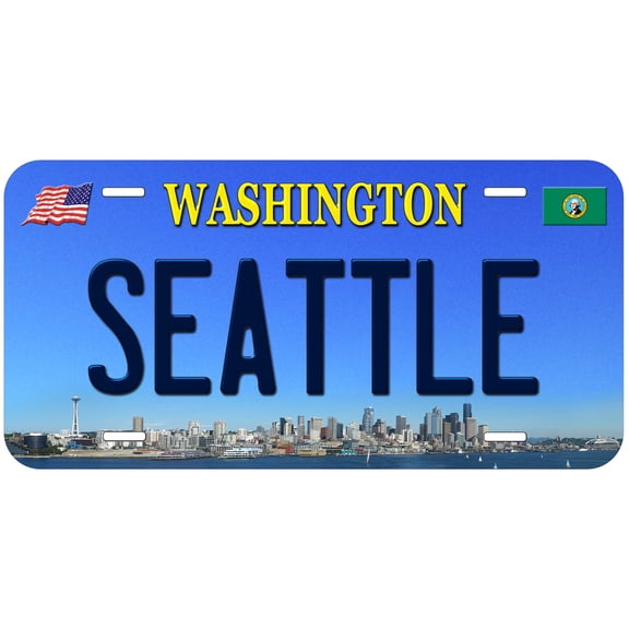 Seattle WA TAG03 Novelty Car Auto License Plate