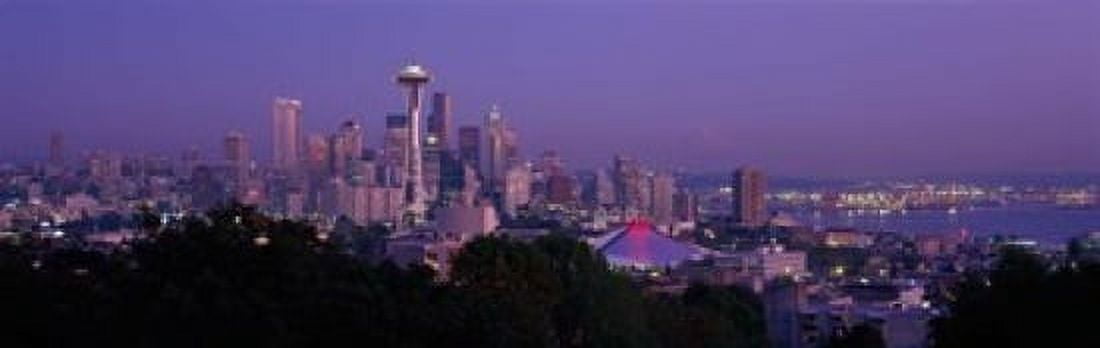 Seattle WA USA Canvas Art - Panoramic Images (18 x 6)