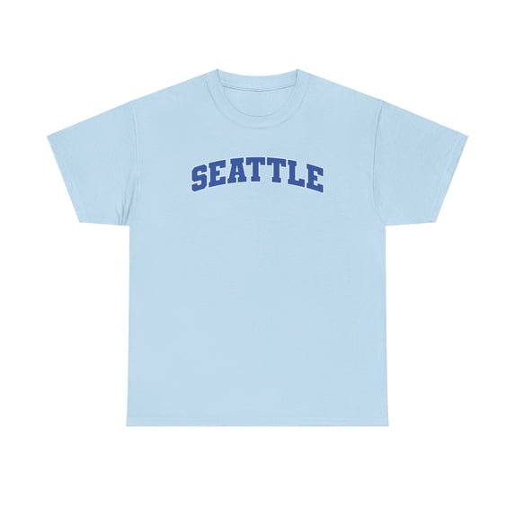 Seattle Washington Shirt Gifts Tshirt Crew Neck Short Sleeve