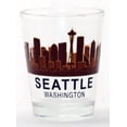 thumbnail image 1 of Seattle Washington Sunset Skyline Shot Glass, 1 of 3