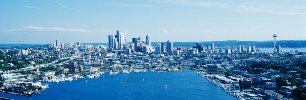 Seattle Washington USA Canvas Art - Panoramic Images (27 x 9)