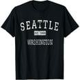 thumbnail image 1 of Seattle Washington WA Vintage T-Shirt100% cotton, 1 of 5