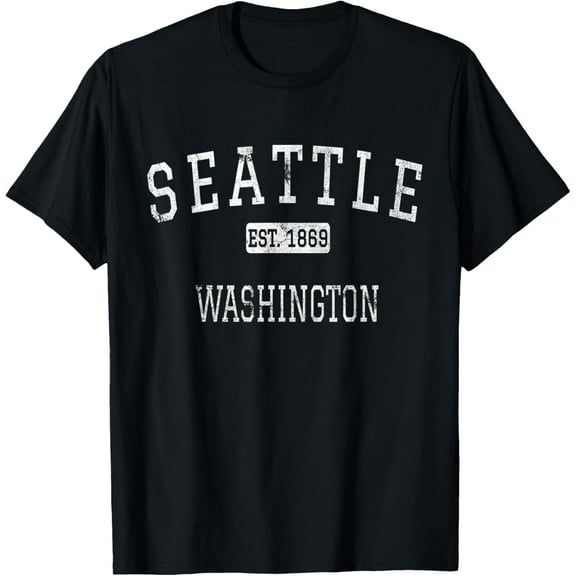 Seattle Washington WA Vintage T-Shirt100% cotton