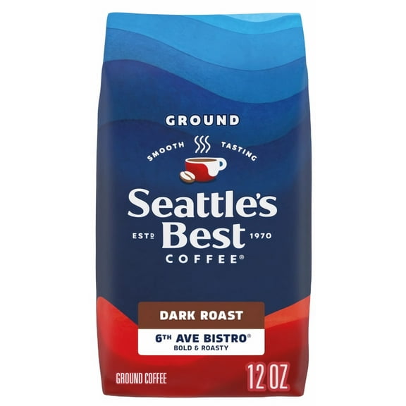 Seattle's Best 6th Avenue Bistro Ground Coffee 12 oz (Pack of 5)