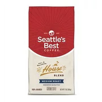 Seattle's Best Coffee House Blend Ground Coffee, 12 oz. (Pack of 12)