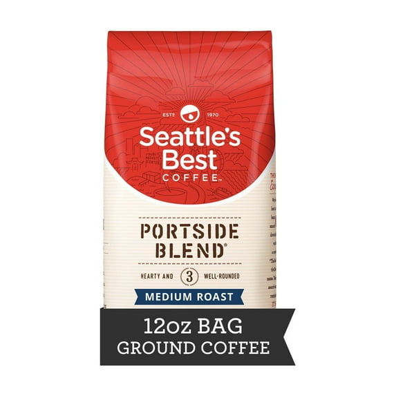 Seattle's Best Coffee Level 3 Portside Blend 12 oz. (Pack of 4)