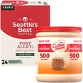 thumbnail image 1 of Seattle's Best Coffee, Post Alley Blend Dark Roast K-Cup Coffee Pods, 24 Count K Cups with Nestle Coffee Mate, The Original Powdered Coffee Creamer, 35.3 oz, 1 of 3