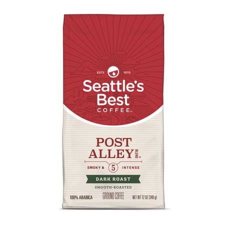 Seattles Best Coffee Post Alley Blend (Previously Signature Blend No. 5) Dark Roast Ground Coffee, 12 Ounce (Pack Of 1)