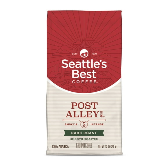 Seattles Best Coffee Post Alley Blend (Previously Signature Blend No. 5) Dark Roast Ground Coffee, 12 Ounce (Pack Of 1)