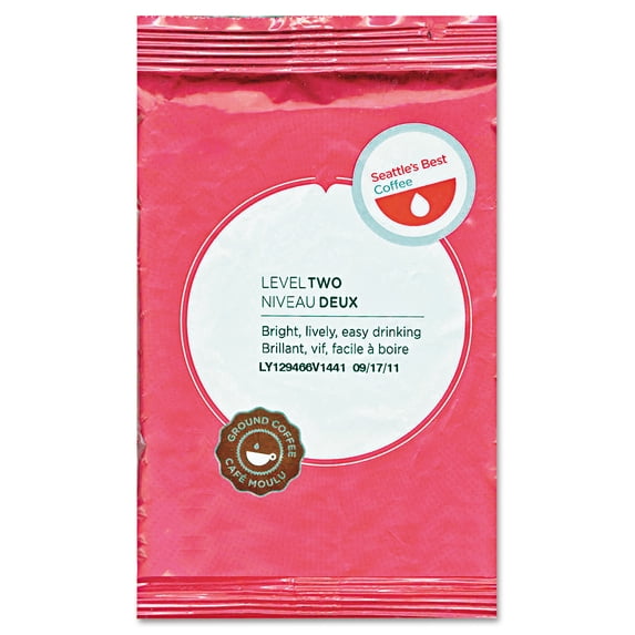 Seattles Best Premeasured Coffee Packs Pier 70 Blend 2 oz Packet 18/Box 12420869