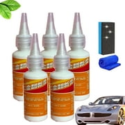 Seattleget 60ml Chrome & Metal Polish Cream with Sponge, Metal Polishing Paste, Interior Plating Renovation and Restoration Paste for Stainless Steel, Silver, Chrome