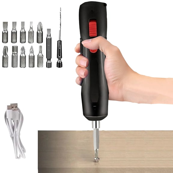 Cordless Electric Screwdriver,Dual-Mode Power Screwdriver  for Phone/Laptop Repair, USB Rechargeable for Home & DIY Use