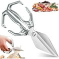 thumbnail image 1 of Seattleget Multifunctional Heavy-Duty Kitchen Shears,Heavy Duty Kitchen Sharp Stainless Scissors for Food with Ergonomic Handle,for Chicken, Meat, Seafood, Bone Cutting, 1 of 9