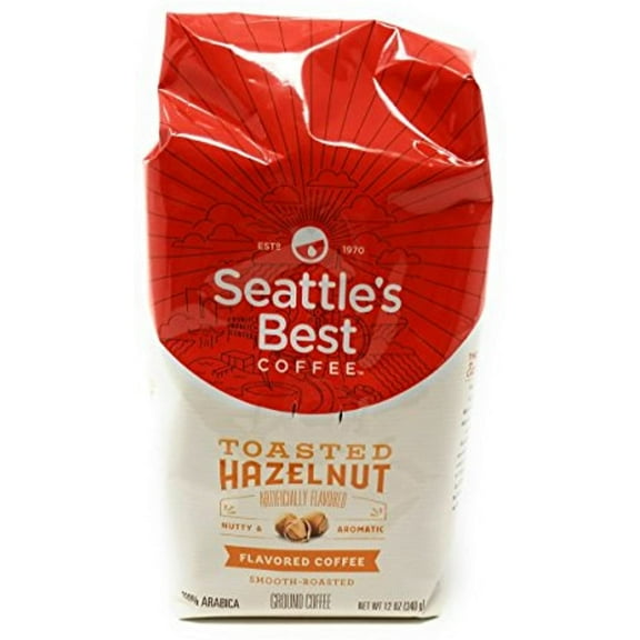 Seattles Best Toasted Hazelnut Flavored Ground Coffee, 12-Ounce Bags (Pack Of 3)