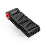 Seatylock FoldyLock 90cm Black with Red - Premium High Security Folding Bike Lock - Sold Secure Gold Rated Heavy Duty Anti Theft Guard with Keys