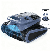 Seauto SAT40 Smart Cordless Pool Cleaner - App-Controlled, 90  Wall Climbing, Waterline & Floor Cleaning, Auto-Dock, Long Battery Life, LED Status, Suitable for In-ground & above-ground pools