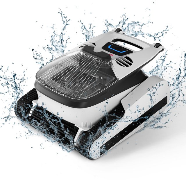 Seauto Shark Robotic Pool Vacuum for Above Inground Pool Cordless