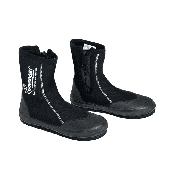 Seavenger Asteria 3mm Neoprene High Top Water Bootie (White, 6)