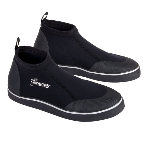 Seavenger Atlantis 3mm Slip On Dive Booties (Black, 5)
