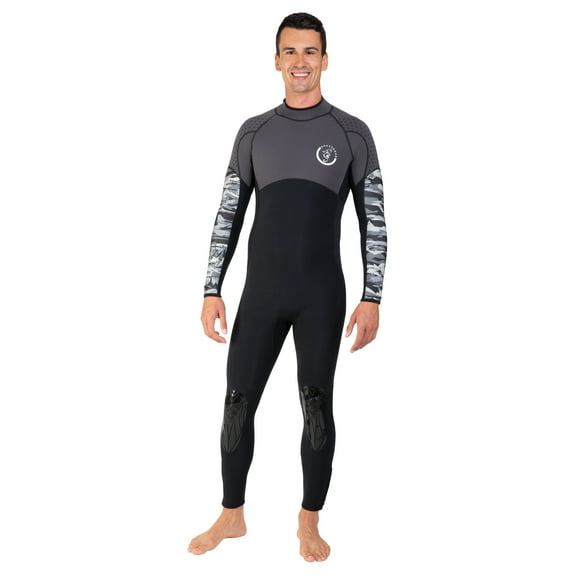 Seavenger Bravo 3/2mm Neoprene Full Body Wetsuit (Camo, Men's Size M)