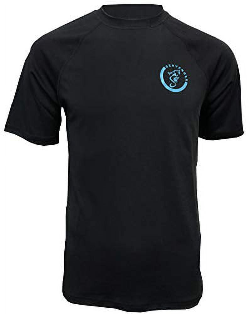 Seavenger Crew Neck Rash Guard (Men's or Women's), 1 Count, 1 Pack ...