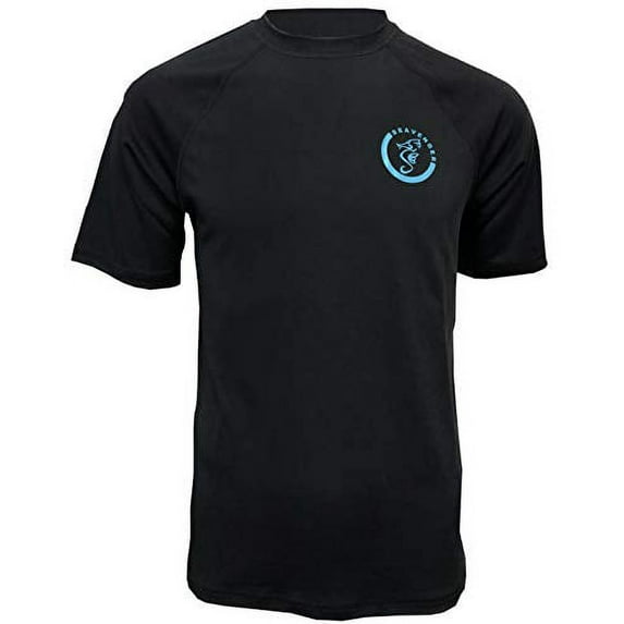 Seavenger Crew Neck Rash Guard (Men's or Women's), 1 Count, 1 Pack