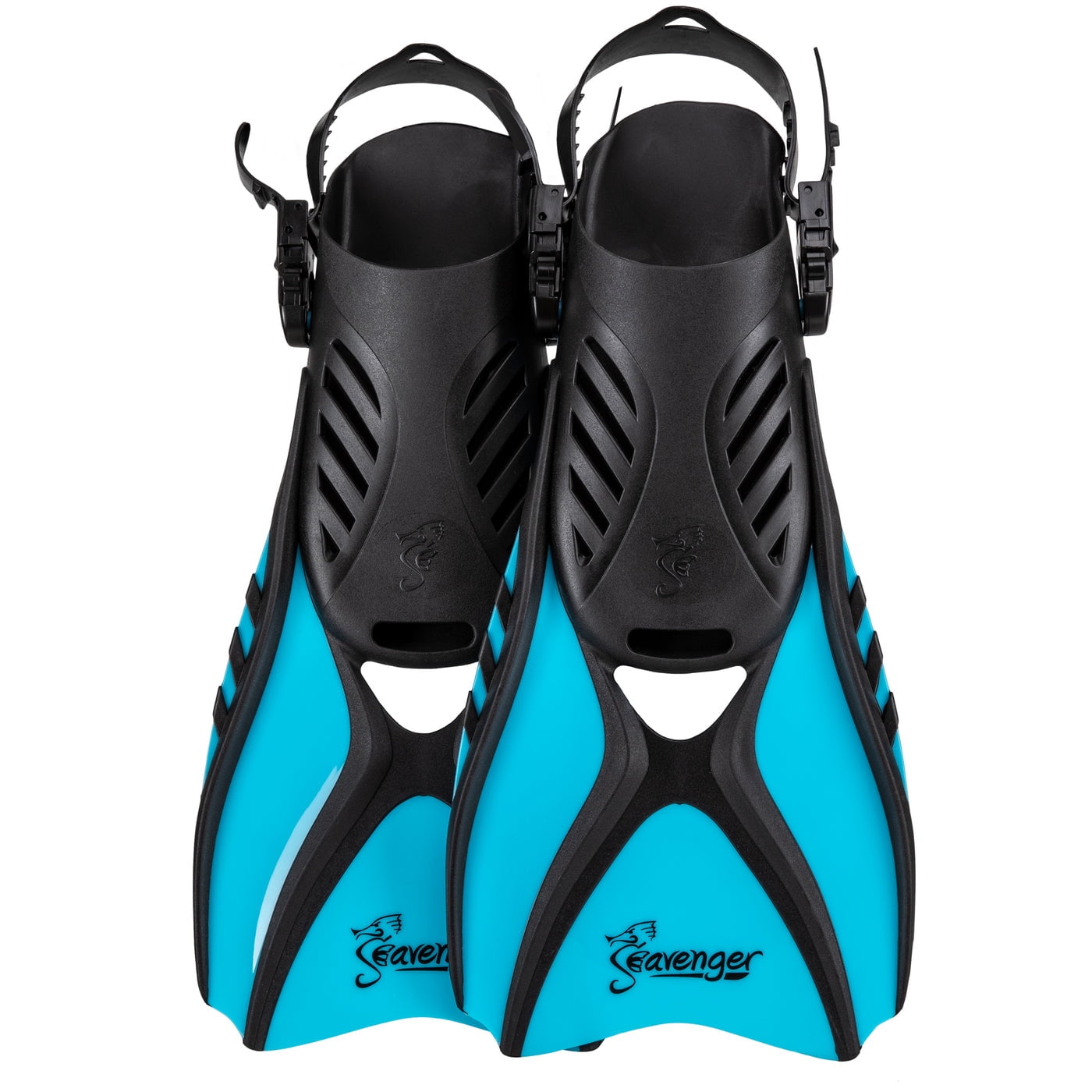 Seavenger Voyager Snorkeling Fins / Flippers (Orange, Small