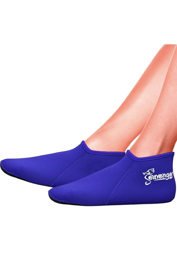 Zephyr 3mm Neoprene Dive Socks (Blue, X-Large)