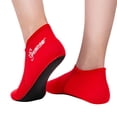 thumbnail image 1 of Seavenger Zephyr 3mm Neoprene Red Dive Socks (X-Small), 1 of 5