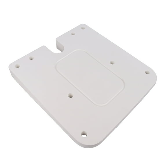 13" White Direct Mount 4 Degree Wedge for Furuno DRS4D