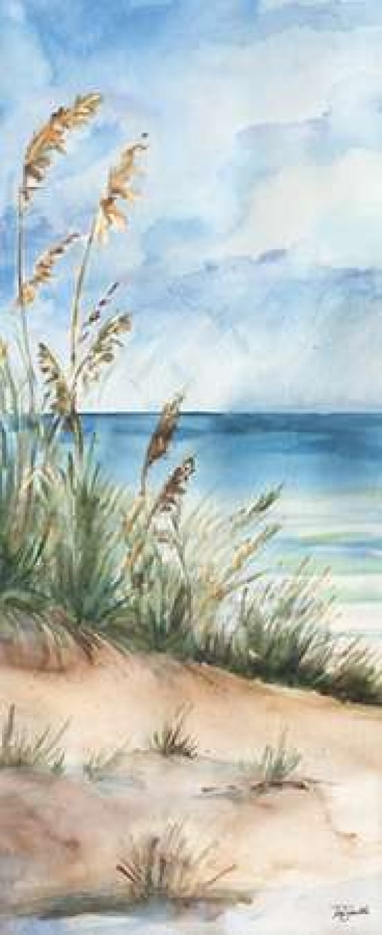 Seaview Panel I Canvas Art - Tre Sorelle Studios (24 x 48)