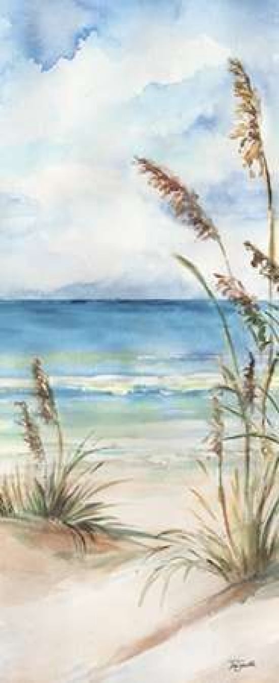 Seaview Panel II Canvas Art - Tre Sorelle Studios (10 x 20)