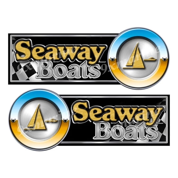 Seaway Classic Racing Left/Right 10" long Stickers