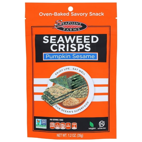 Seaweed Crisps Pumpkin Sesame 1.2 Ounce
