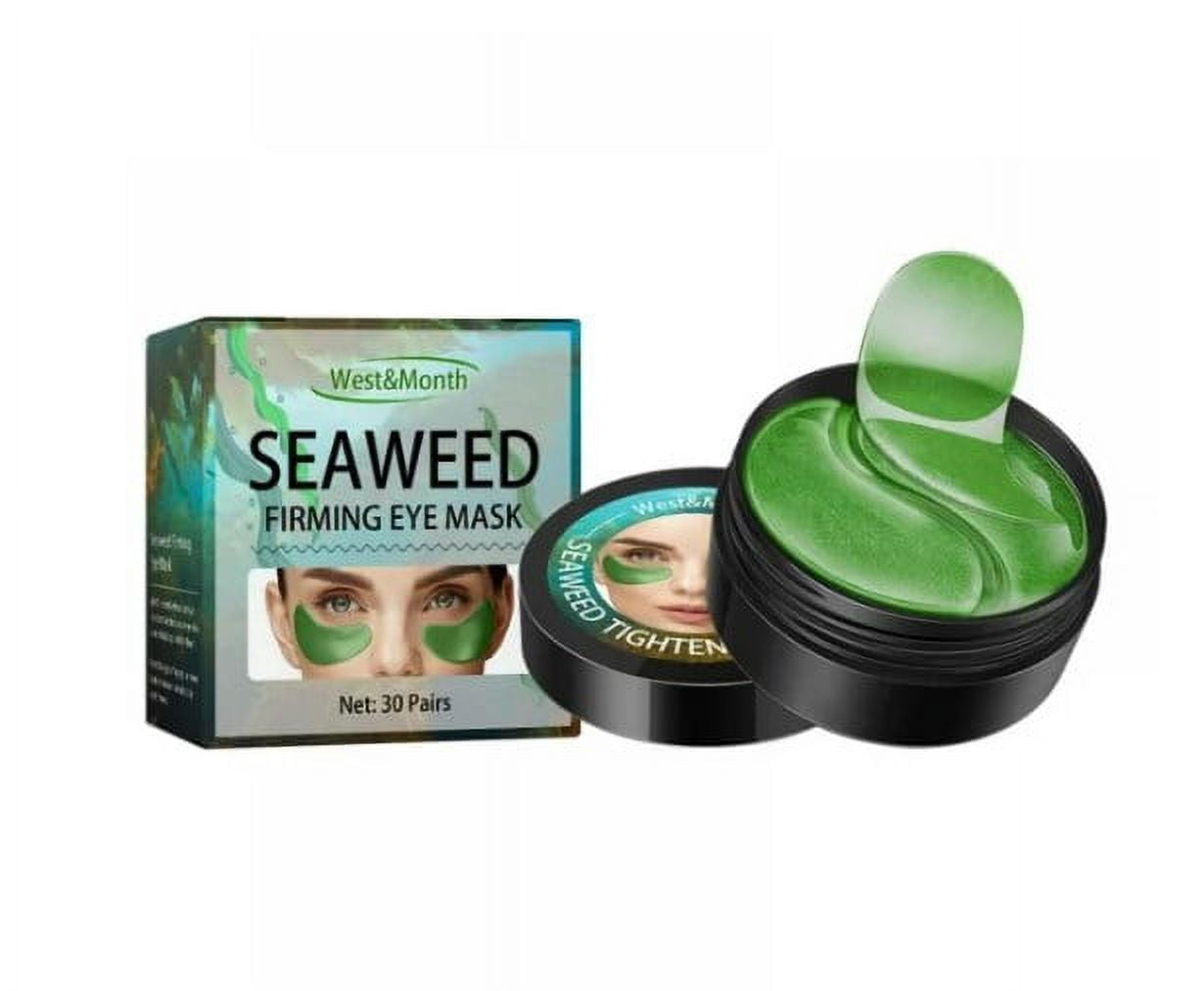 Seaweed Firming Eye Mask, 30 Pairs Patches For Fine Lines, Wrinkles