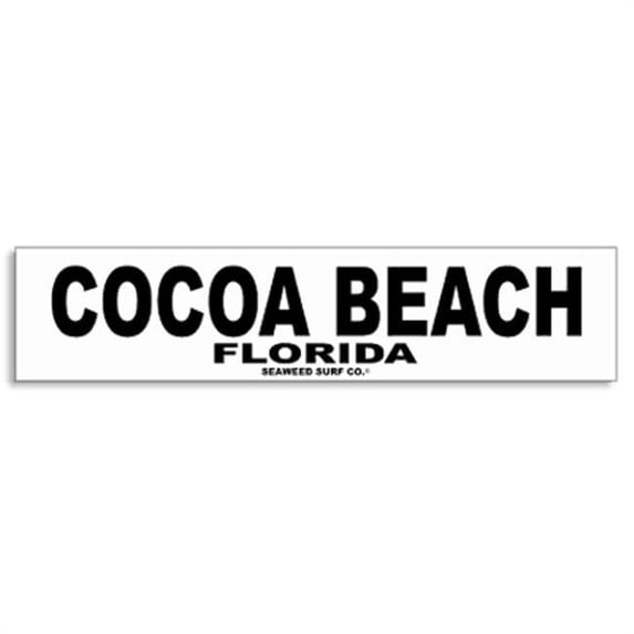 Seaweed Surf Co AA60 4X18 Aluminum Sign Cocoa Beach