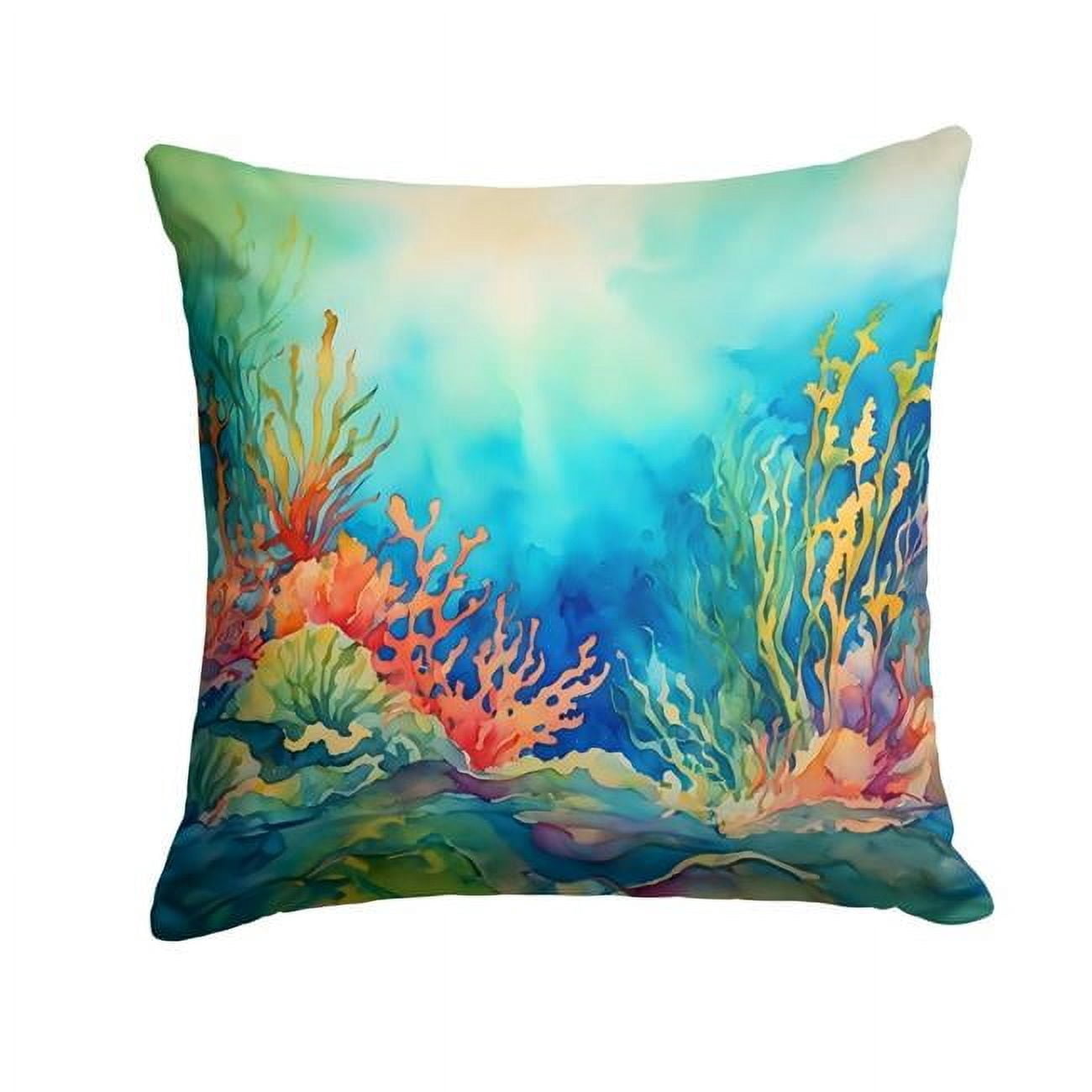 Seaweed Throw Pillow 18 in x 18 in