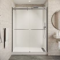 Seawin Strada Light Bypass Sliding Shower Door 44 - 48 in. W x 76 in. H ...